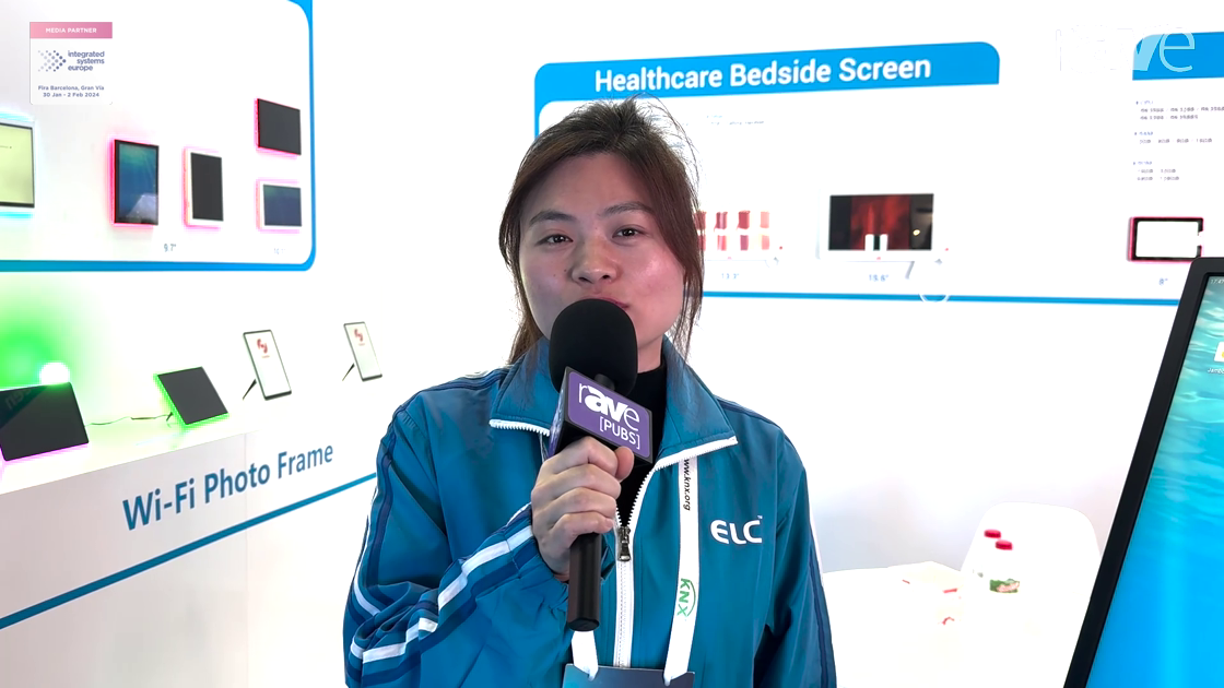 ISE 2024: Shenzhen Electron Technology Shows Movable Smart Display with Rechargeable Battery