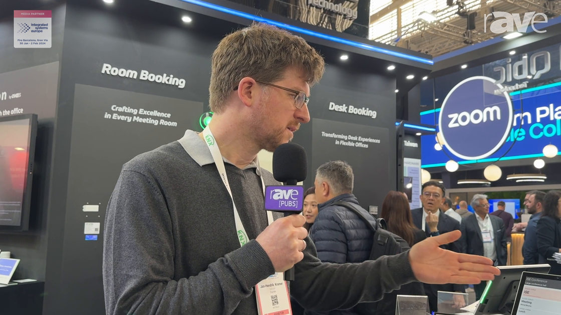 ISE 2024: Zeitwart Highlights Room Booking Solution, ePaper Display at Qbic Technology Booth