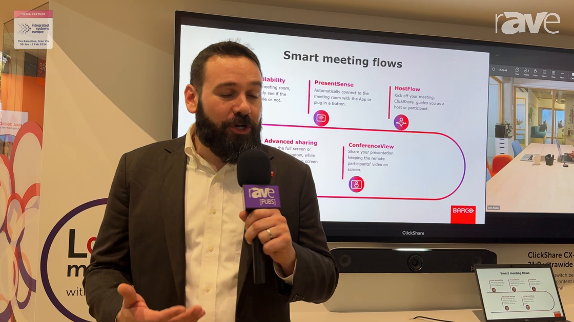 ISE 2024: Barco Highlights ClickShare Alliance Program for ClickShare Conferencing Portfolio