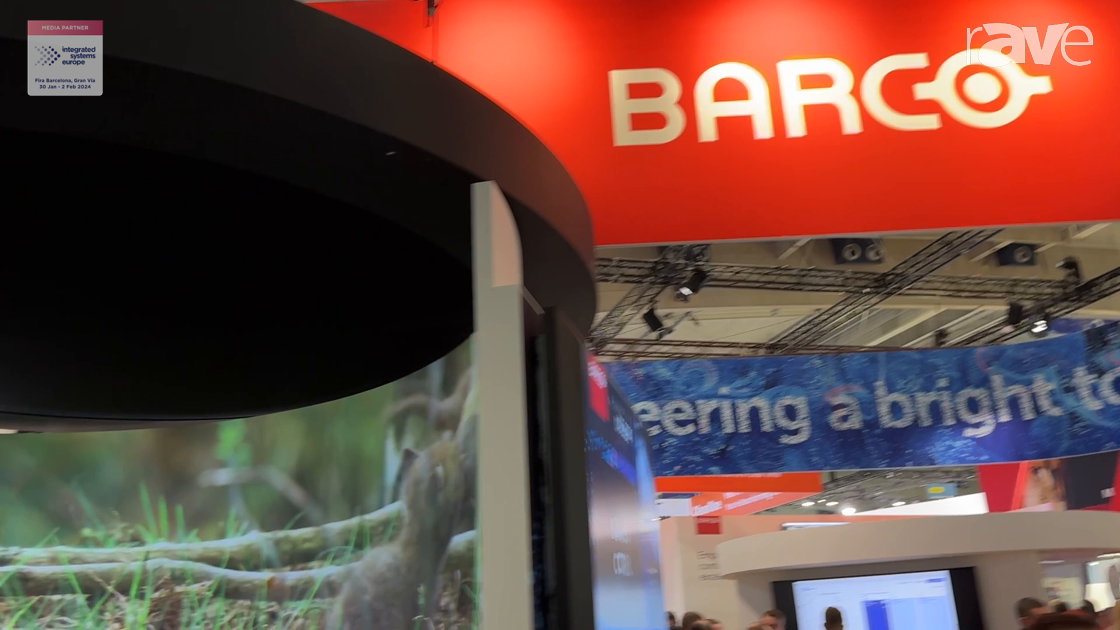 ISE 2024: Gary Kayye Gets a Booth Tour from Liesbet Soenens of Barco, and Here’s the ClickShare Bar