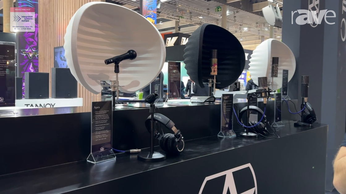 ISE 2024: Aston Microphones Launches Apex Handheld Microphone with Male and Female Voice Settings