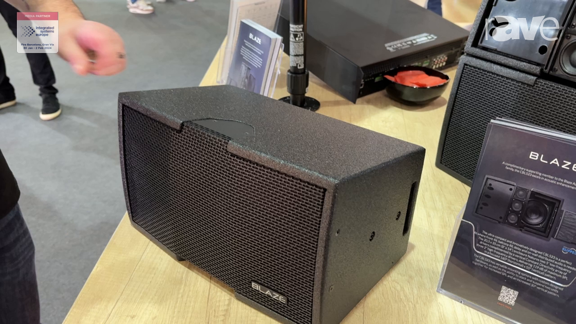 ISE 2024: Blaze Audio Introduces New CBL523 Passive, 2-Way Constant Beamwidth Loudspeaker