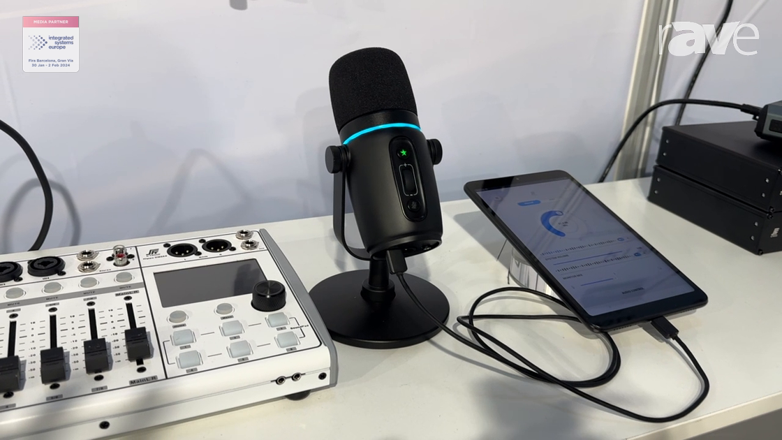 ISE 2024: S-Track Features USB Microphone for Use With Digital Mixers