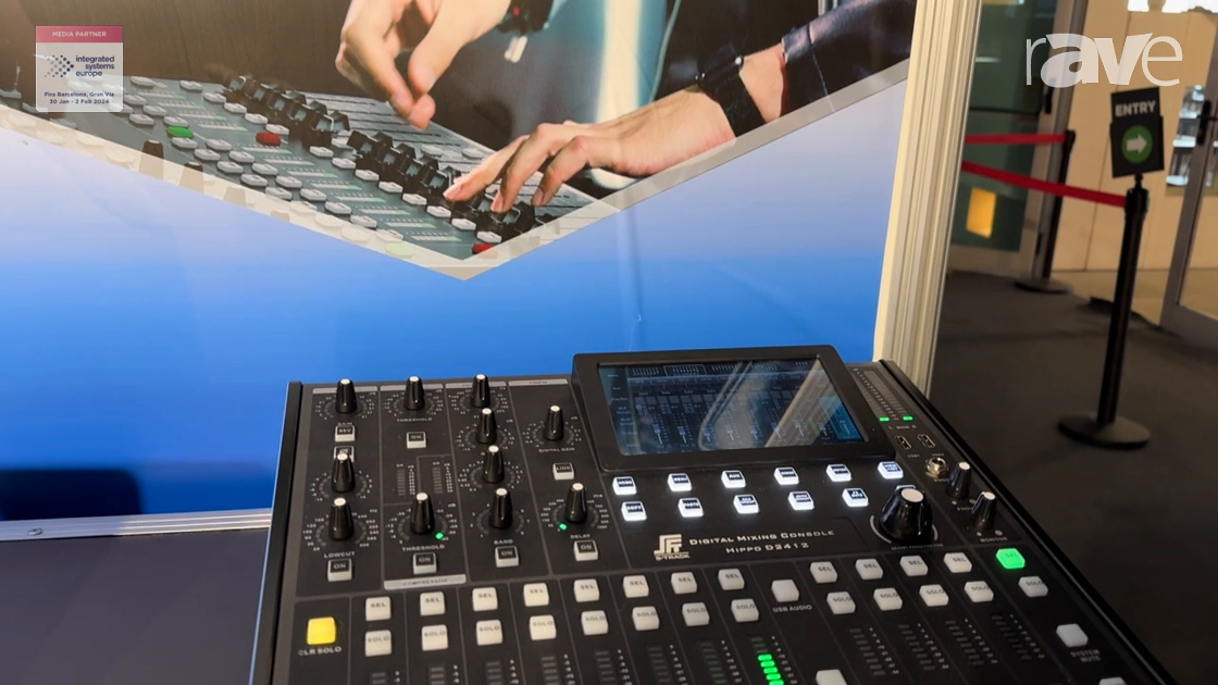 ISE 2024: S-Track Introduces New 16-Channel Digital Mixer With Built-In USB Multi-Tracking