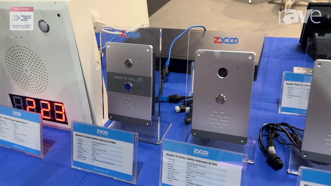 ISE 2024: ZYCOO Presents Ei Series of Network Safety Intercoms – rAVe ...