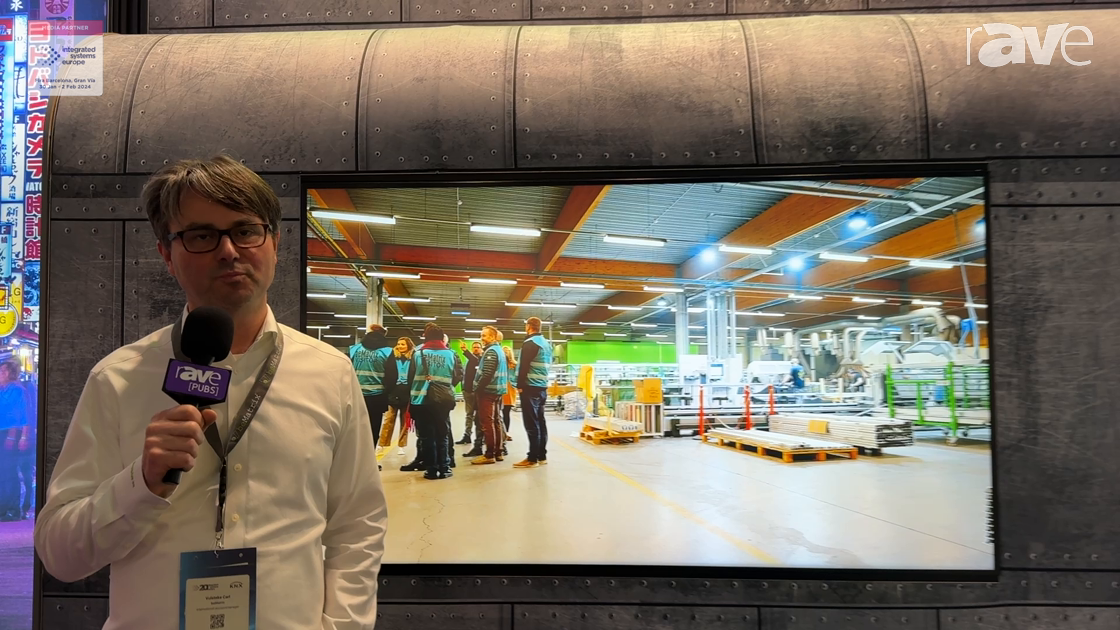 ISE 2024: Bematrix Introduces 75″ BeTV Television LG Set Integrated with Stand-building System