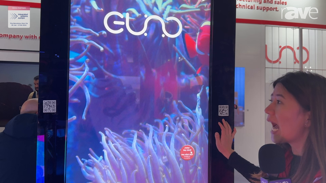 ISE 2024: EUNO Commercial Display Technology S.L Shows EC-OK-55 Outdoor High Brightness LCD Display
