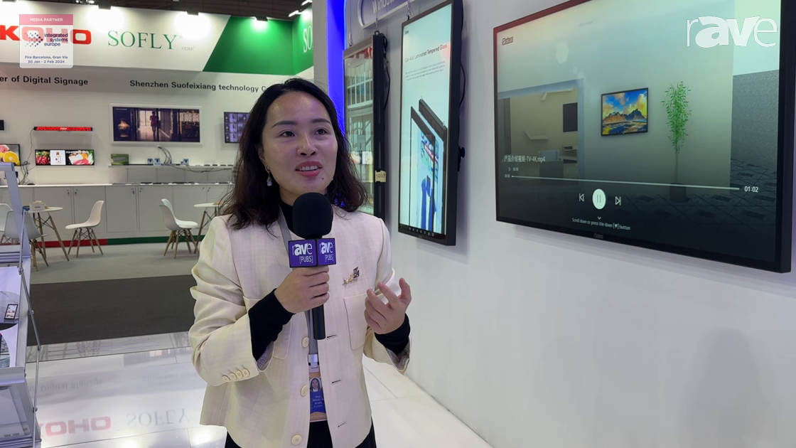ISE 2024: Rcstars Highlights RCS-430ODTVAZ Outdoor Anti-Reflective Television