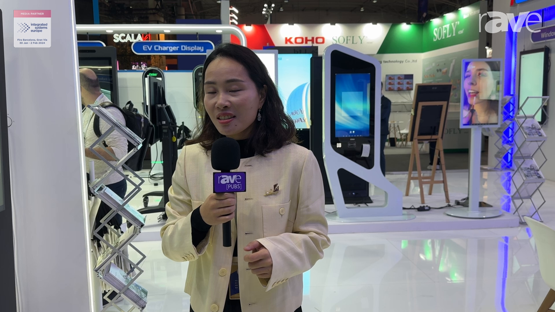 ISE 2024: Rcstars Showcases RCS-495EKLMRAZ Mirror Display for Retail Applications