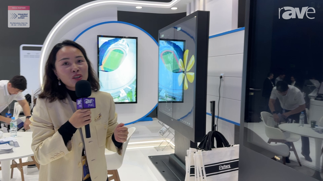 ISE 2024: Rcstars Shows Off RCS-215EVLTAZ EV Charging Digital Signage Kiosk