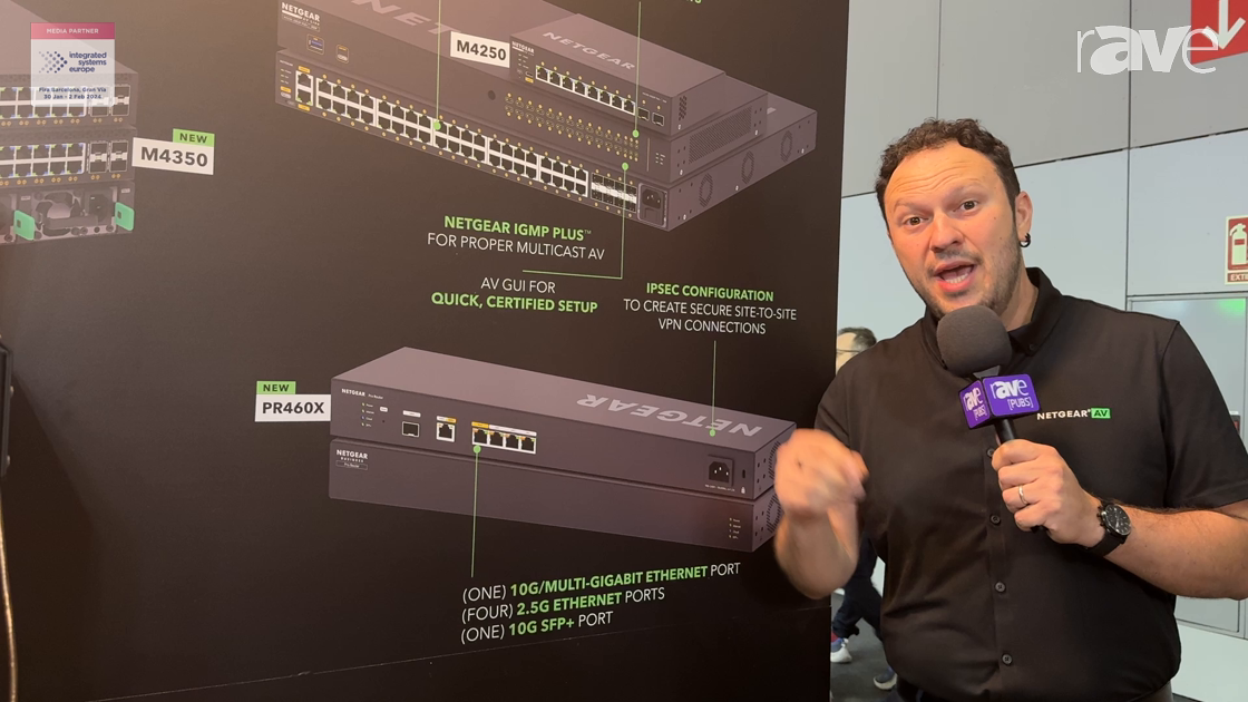 ISE 2024: NETGEAR AV Features PR460X Multi-Gig Dual WAN Pro Router with ...