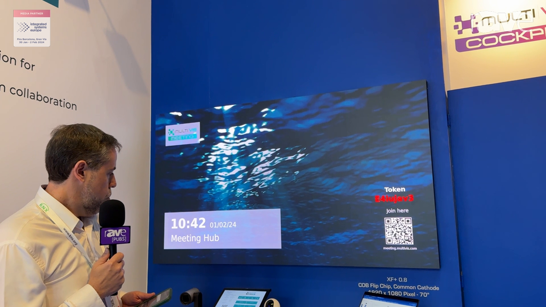 ISE 2024: Multivis Presents Multivis Meeting, a Collaborative Corporate Meeting Hub Solution