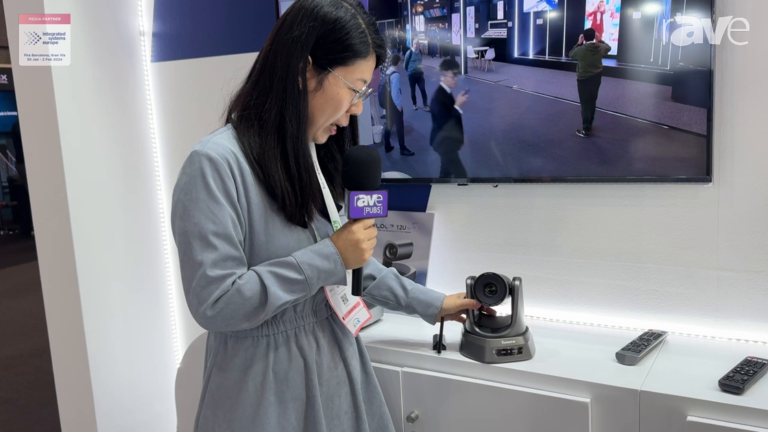 ISE 2024: Tenveo SZ Tenveo Video Technology Co., LTD Showcases NV20W Wireless PTZ Camera