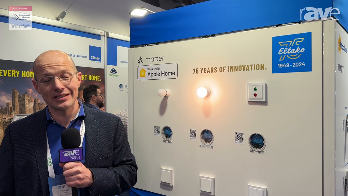 ISE 2024: Eltako Showcases Light Dimmer with matter and Apple Home Integration