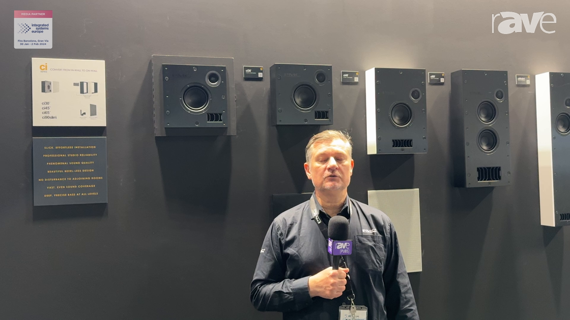 ISE 2024: PMC Speakers Shows Custom Install (ci) series Loudspeakers for Studios and Home Cinema