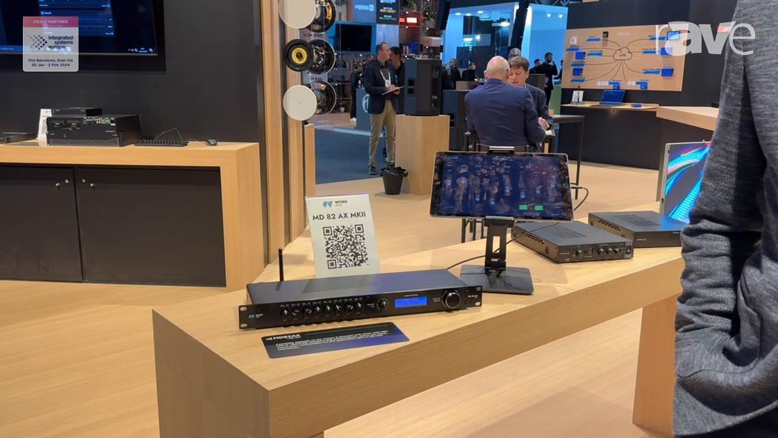 ISE 2024: WORK PRO Features MD 82 AX Automixer With Antifeedback in the Equipson Booth