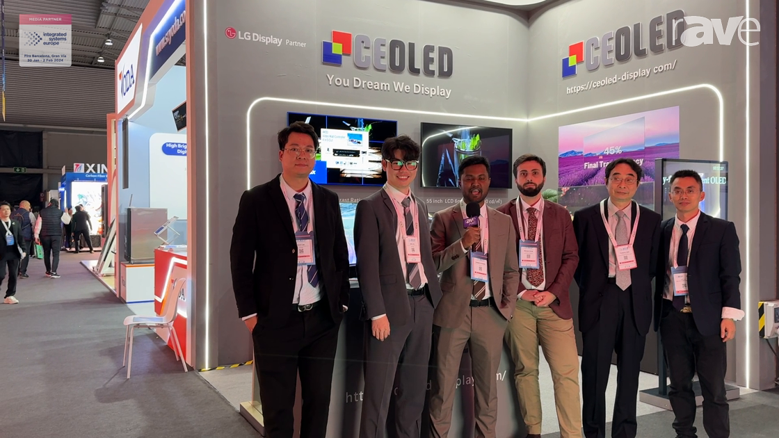 ISE 2024: CEOLED Presents a Variety of Transparent OLED Displays for Commercial Use