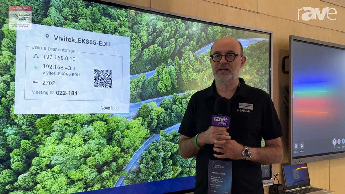 ISE 2024: Vivitek Details Education Software Customization for NovoTouch Collaboration Board