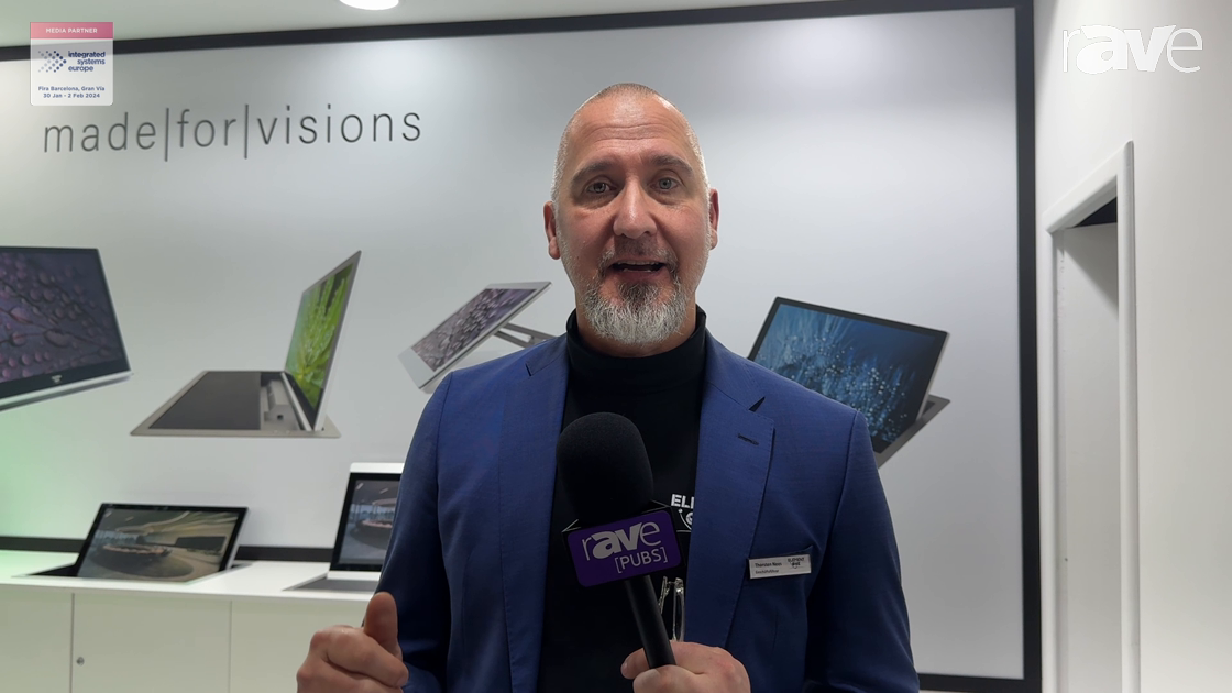 ISE 2024: Element One Presents Modis 5 240 4K Touch Monitor with HD Camera
