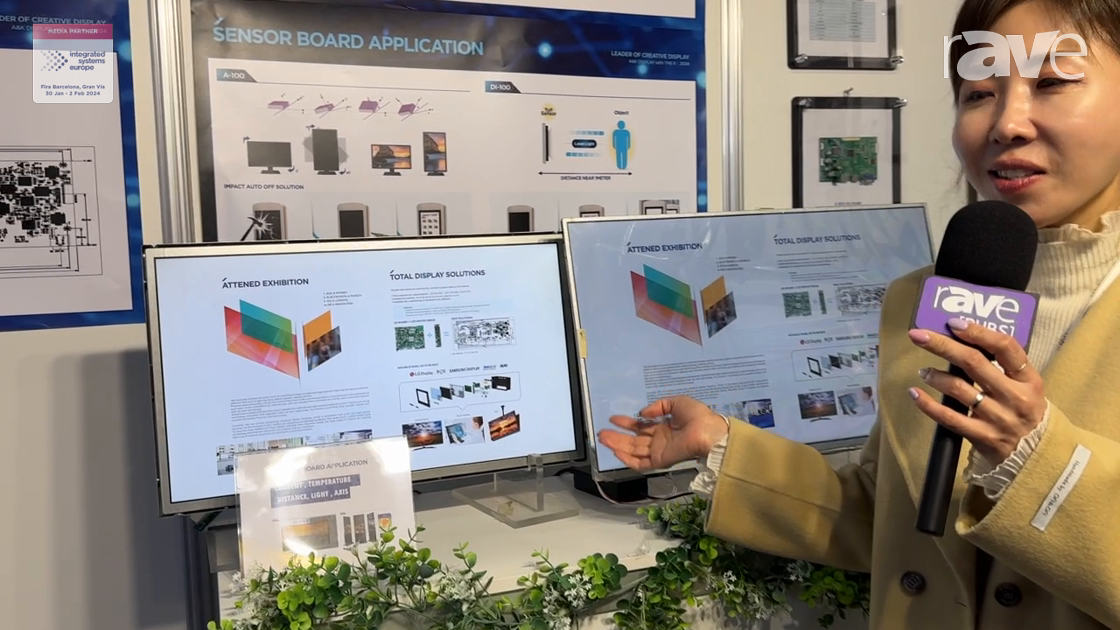 ISE 2024: A&K Display Illustrates Sensor System Board Application ...