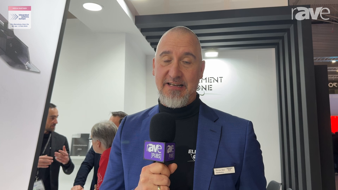 ISE 2024: Element One Showcases CONVERS BLADE 156 and CONVERS GT 240 Retractable Monitors