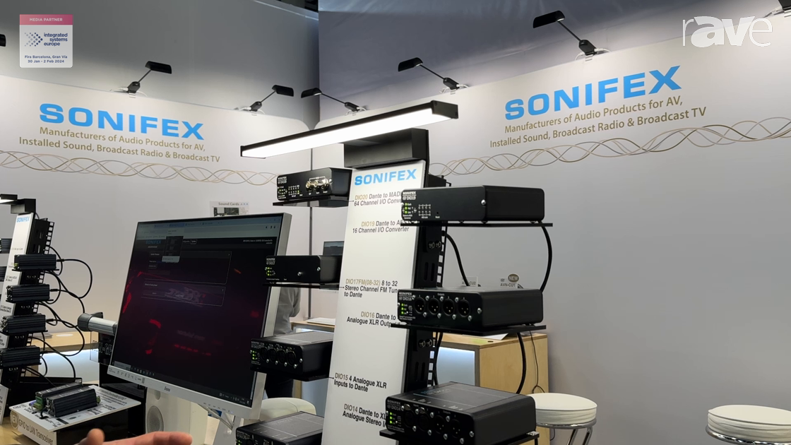 ISE 2024: Sonifex Exhibits AVN-DIO10, Fully Dante-Compliant Audiophile Interface Range