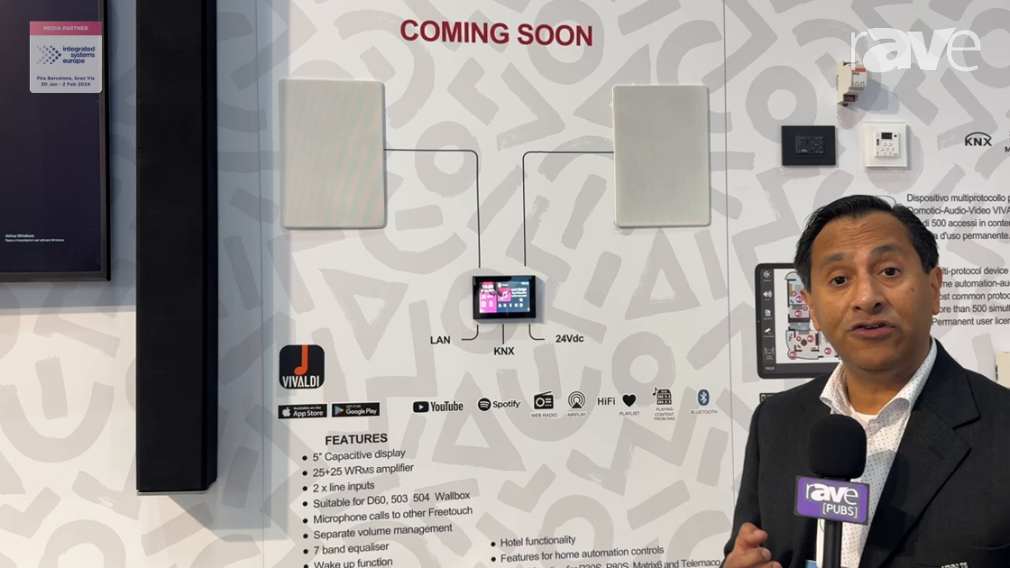 ISE 2024: Vivaldi United Group Previews Freetouch All-in-One Home Audio and Video Controller