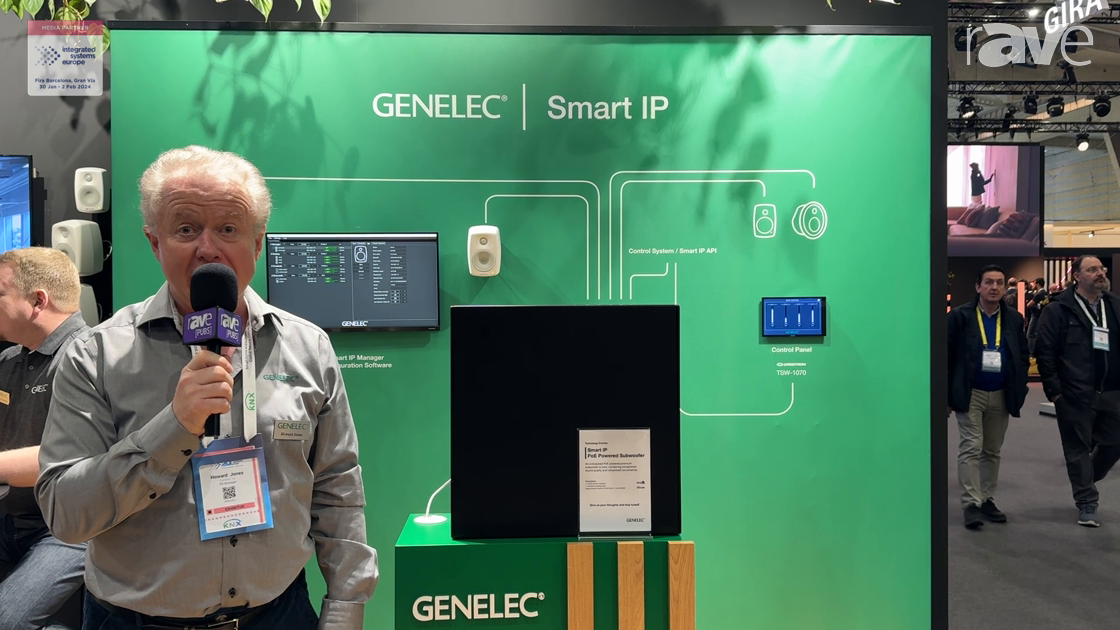 ISE 2024: Genelec Previews New Smart IP POE Subwoofer With Dante and AE67 Compatibility