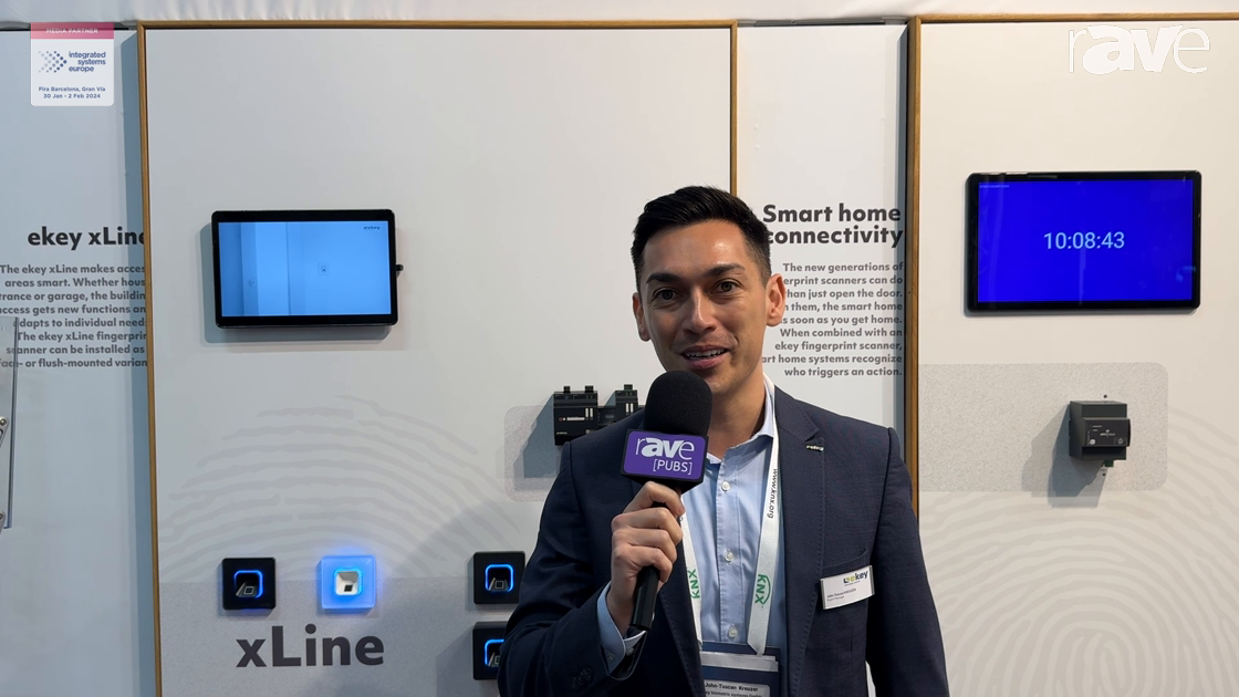 ISE 2024: ekey Introduces xLine Fingerprint Readers, Scalable Up to 20 Readers in One System