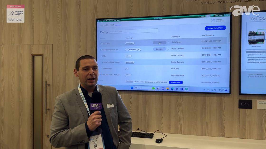 ISE 2024: Lutron Talks About Lutron Connect Software to Help Dealers Manage Its Lighting Projects