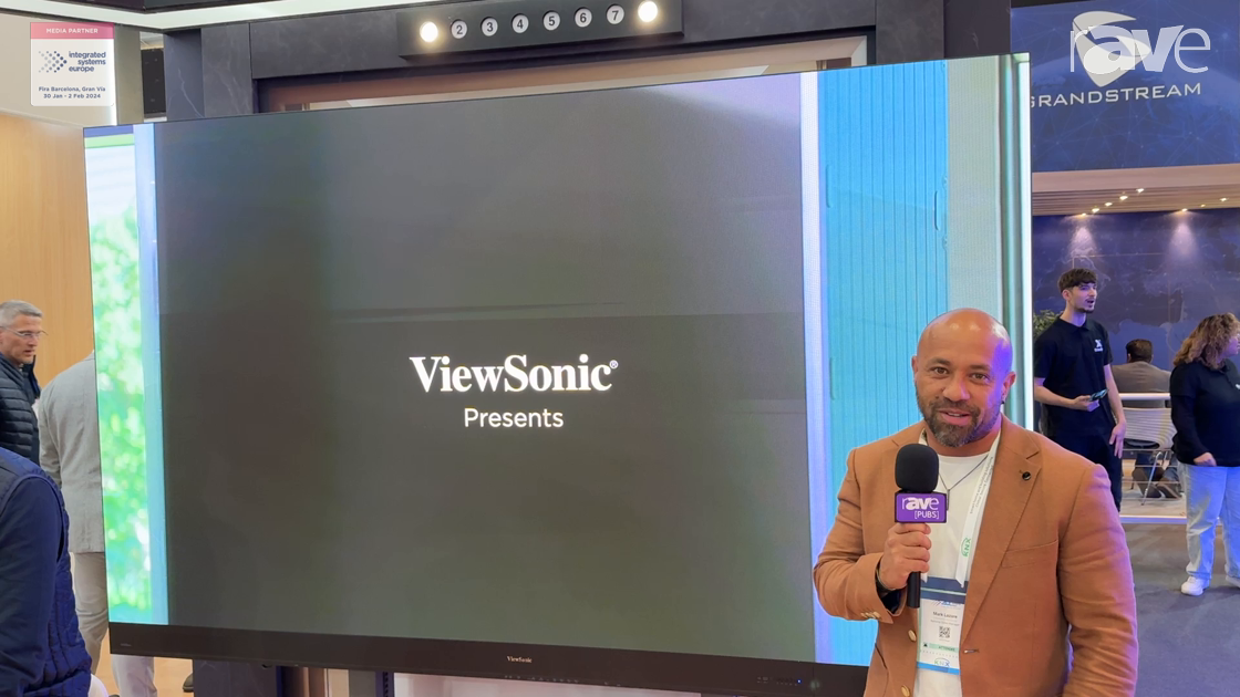 ISE 2024: ViewSonic Shows LDS135-152 Foldable, Preassembled 135″ 1.5-mm All-in-One LED Display