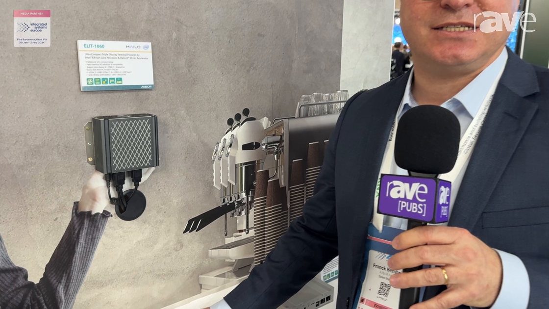 ISE 2024: ARBOR Technology Intros ELIT-1060, an Ultra-Compact 4K Digital Signage Player