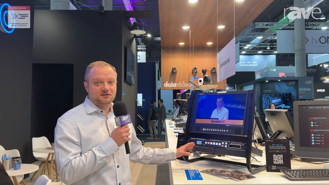 ISE 2024: Datavideo Features VoiceTrx100 Processor and Voice Tracking ...
