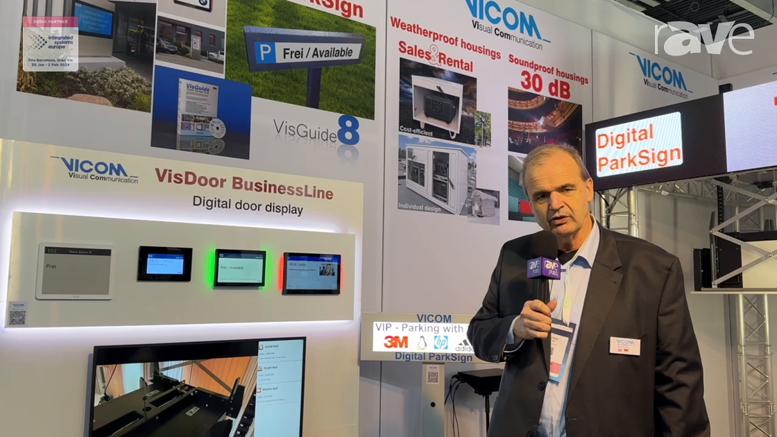 ISE 2024: VICOM Highlights ParkSign Digital Signage Solution for Parking Reservations