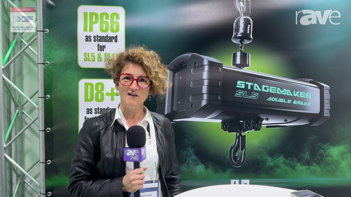 ISE 2024: Stagemaker Features SL Chain Hoist for Theater, Live Entertainment