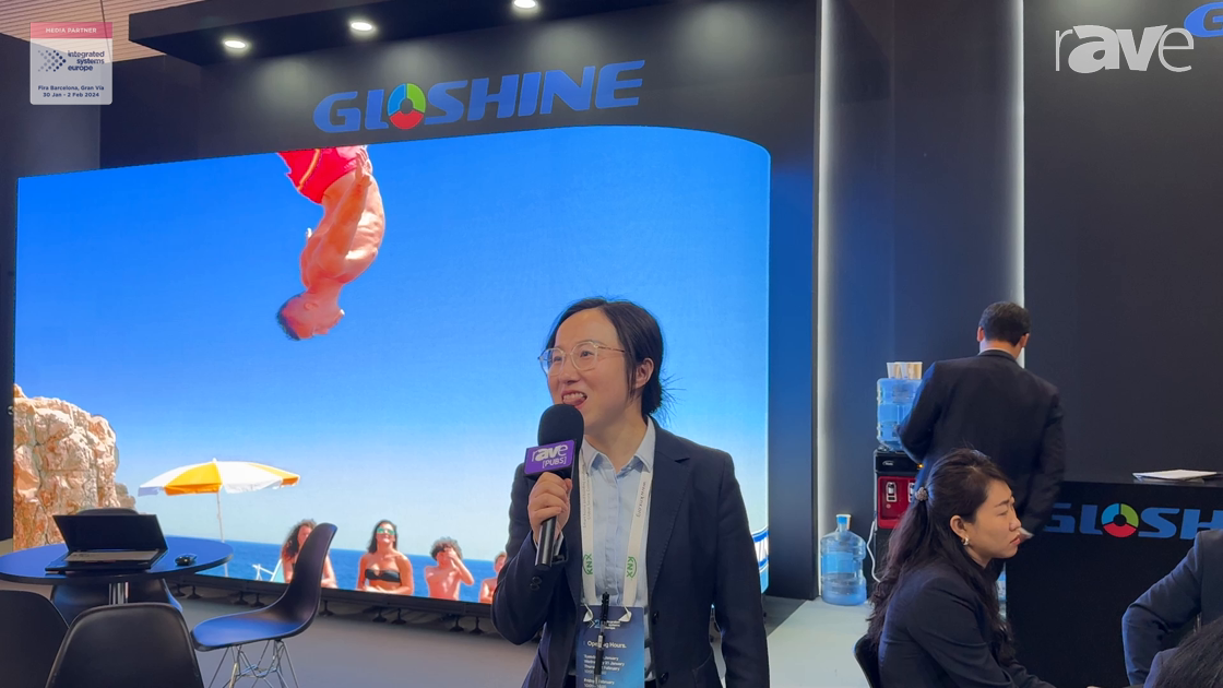 ISE 2024: Gloshine Exhibits MV Pro and CF Pro LED Displays for Rental