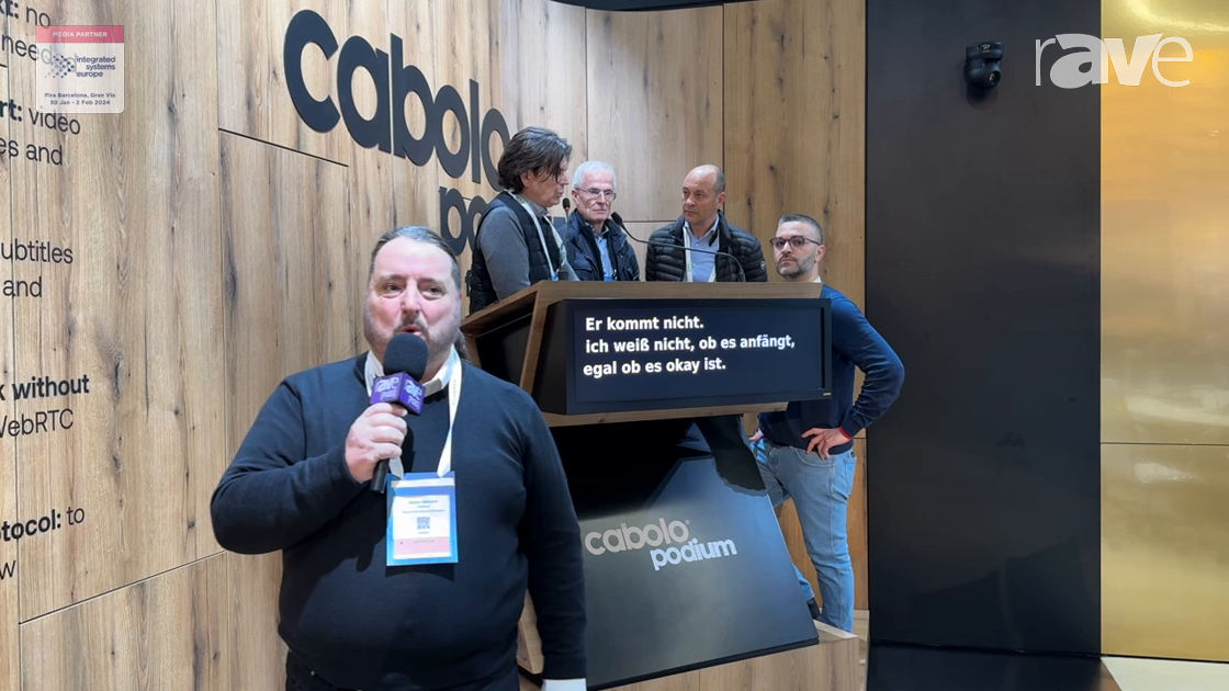 ISE 2024: CABOLO Highlights CABOLO Podium Automatic Speech Recognition and Translation Solution