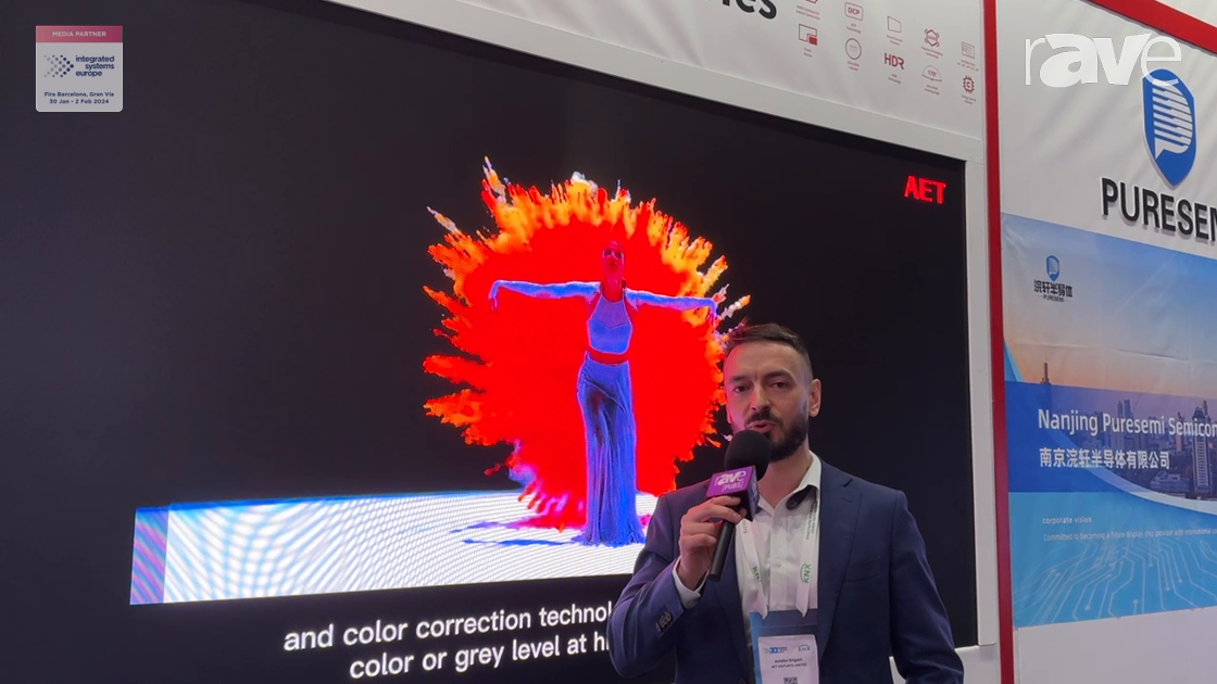 ISE 2024: AET Showcases AT Series 55″ 1.26-mm Indoor LED Display