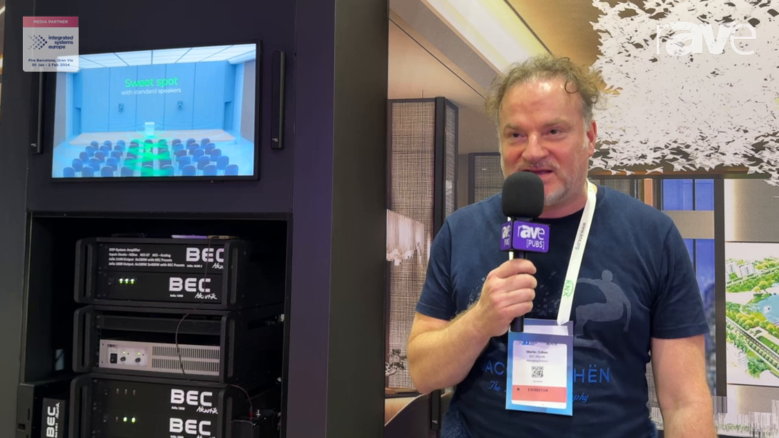 ISE 2024: BEC-Akoustik Highlights Range of Amplifiers with Dante and DSP Settings