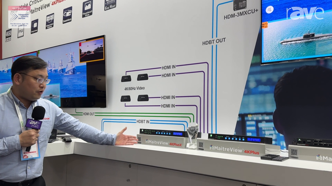 ISE 2024: AV LINK Group Presents MaitreView 4KPlusX Flagship Multiview Video Processor