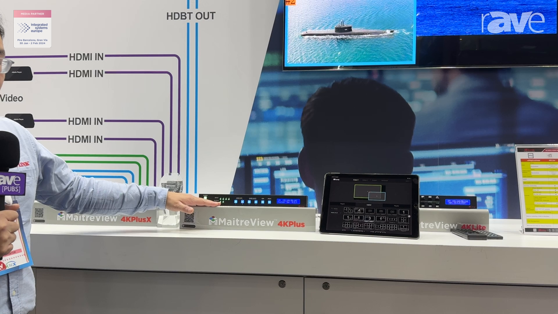 ISE 2024: AV LINK Group Shares MaitreView 4KPlus Mainstream Multi-View Video Processor