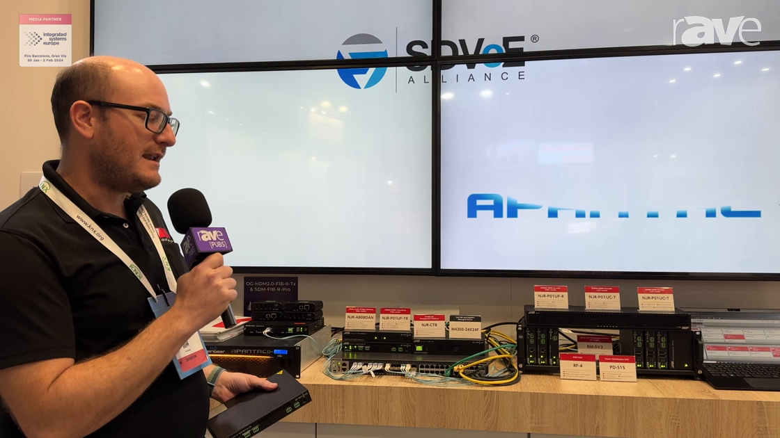ISE 2024: IDK Corporation Features SDVoE IP Ninjar NJR-PO1UX-TR Bi-directional Transmitter/Receiver