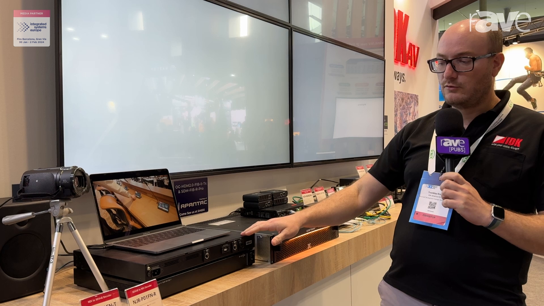 ISE 2024: IDK Corporation Showcases SDVoE IP Ninjar Bridge Prototype for NDI to AV-Over-IP