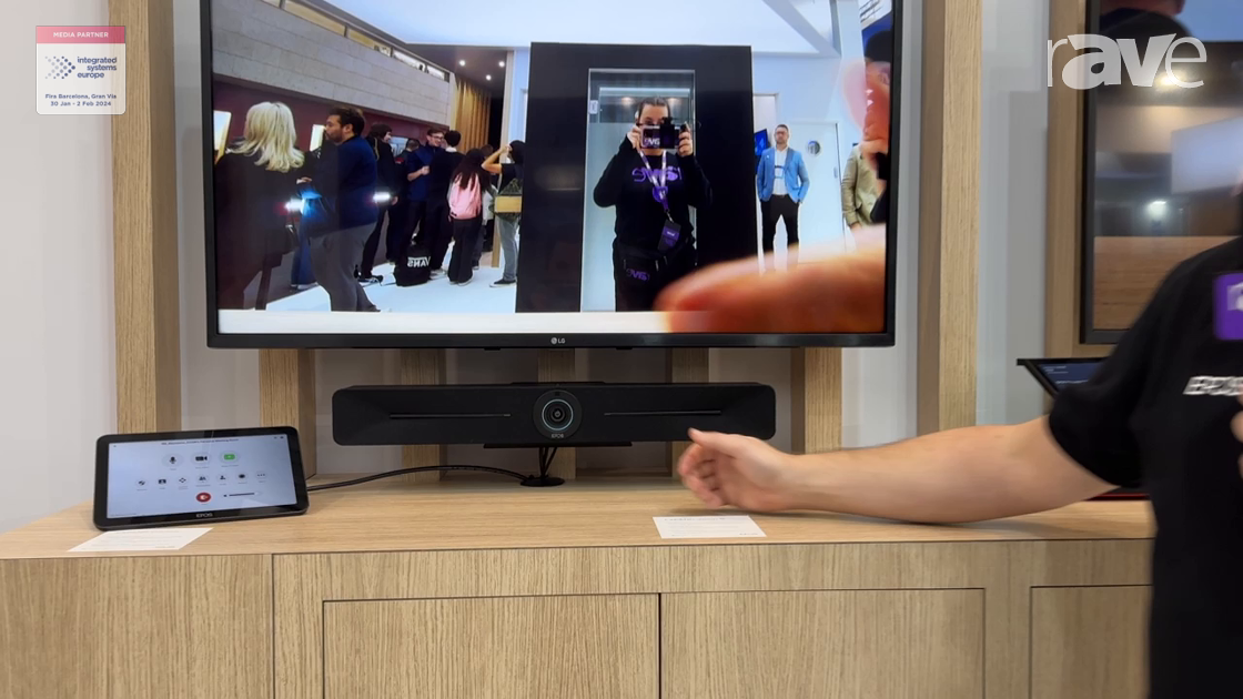 ISE 2024: EPOS Presents EXPAND Vision 5 All in One Video Bar and EXPAND Control Panel