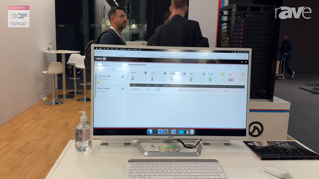 ISE 2024: LEA Professional Features LEA Cloud Software for Remote System Control and Monitoring
