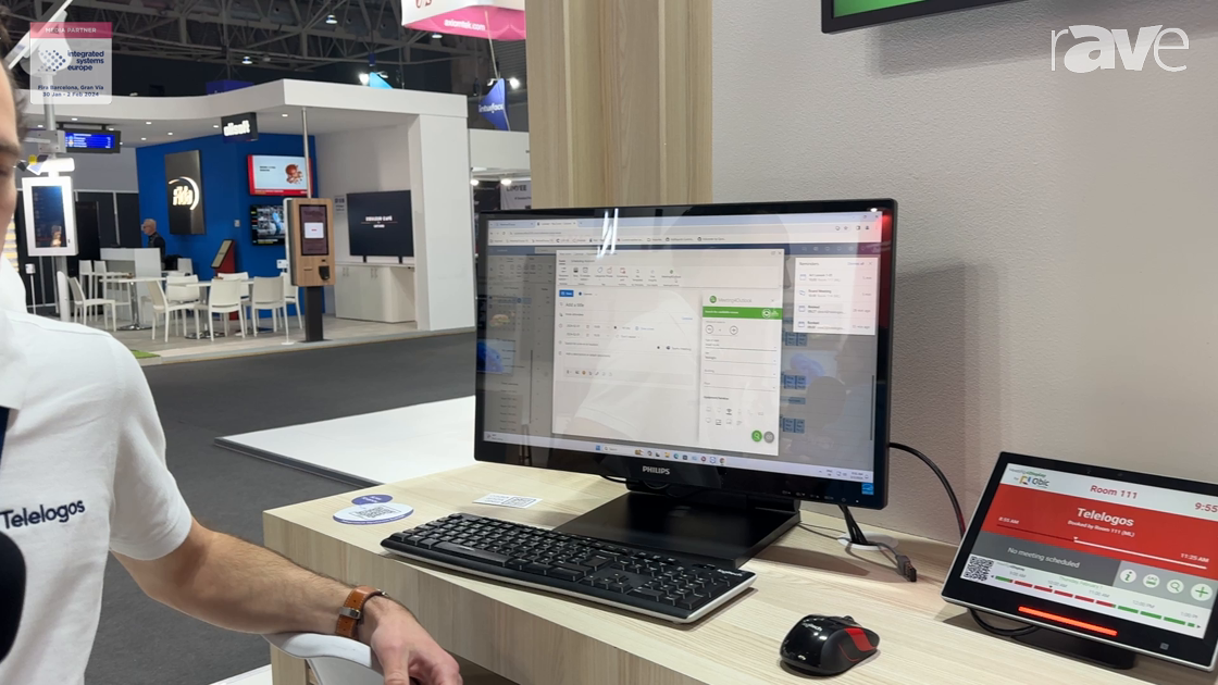 ISE 2024: Telelogos Presents Meeting4Display Workspace Management and Room Booking Solution
