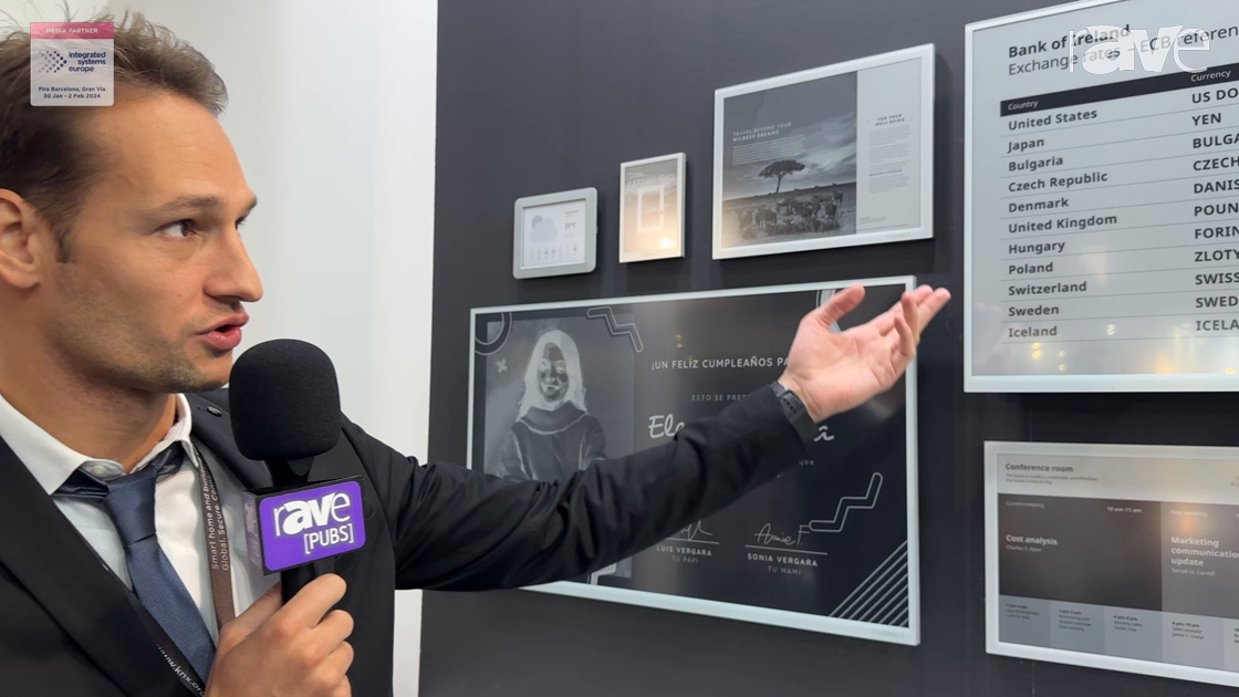 ISE 2024: Visionect Showcases Place & Play ePaper Displays With Magnetic Mount