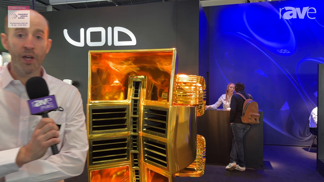ISE 2024: Void Acoustics Shows Off New Gold Chrome-Like Paint Technique on Air Motion Speakers