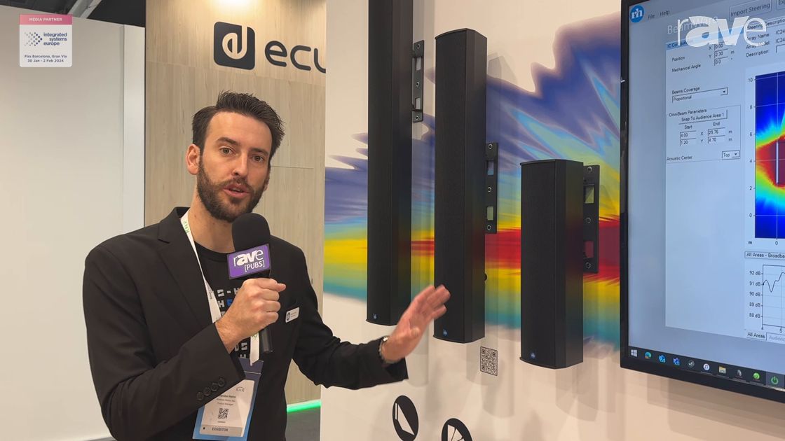 ISE 2024: Renkus Heinz Shows Off UBX Series Passive Column Loudspeakers With EN4 Certification