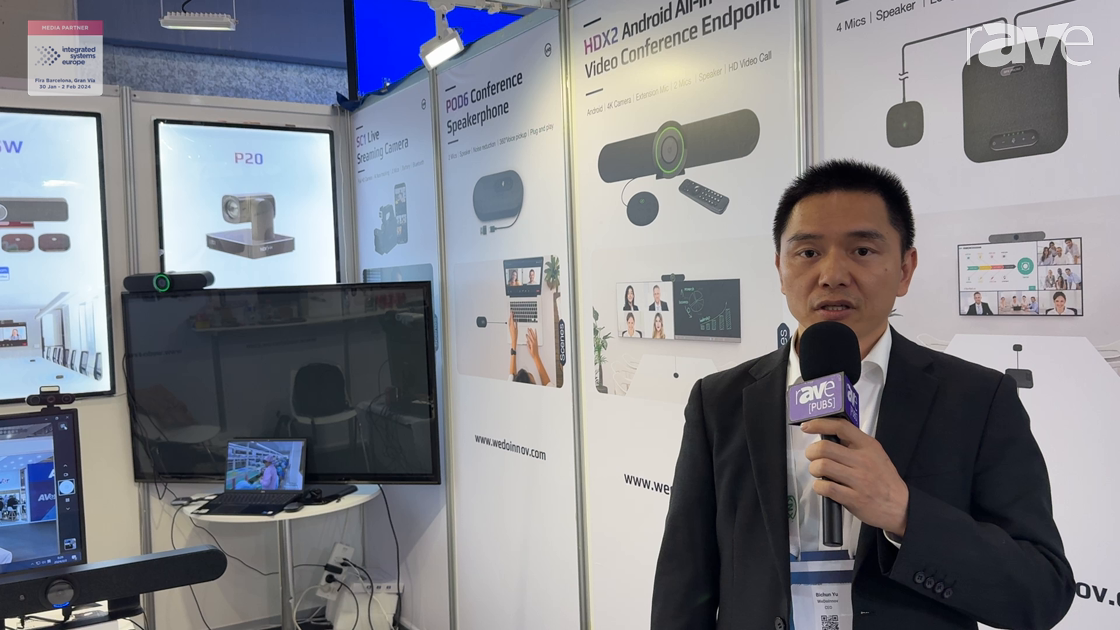 ISE 2024: WeDo Innovation Ltd. Shows 4K AI TB 5W Video Kit Soundbar System for Medium-sized Rooms